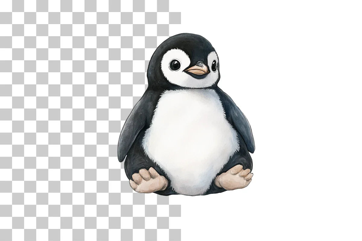Cute Penguin Cartoon Character Clipart Bundle - CraftNest - Digital Crafting and Art