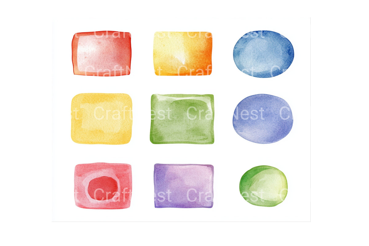 Geometric Shapes Clipart Bundle