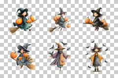 Spooky Witch Clipart Bundle - CraftNest - Digital Crafting and Art