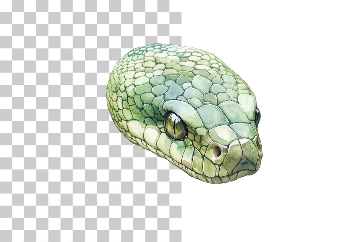 Snake Head Reptile Close-Up Clipart Bundle - CraftNest - Digital Crafting and Art