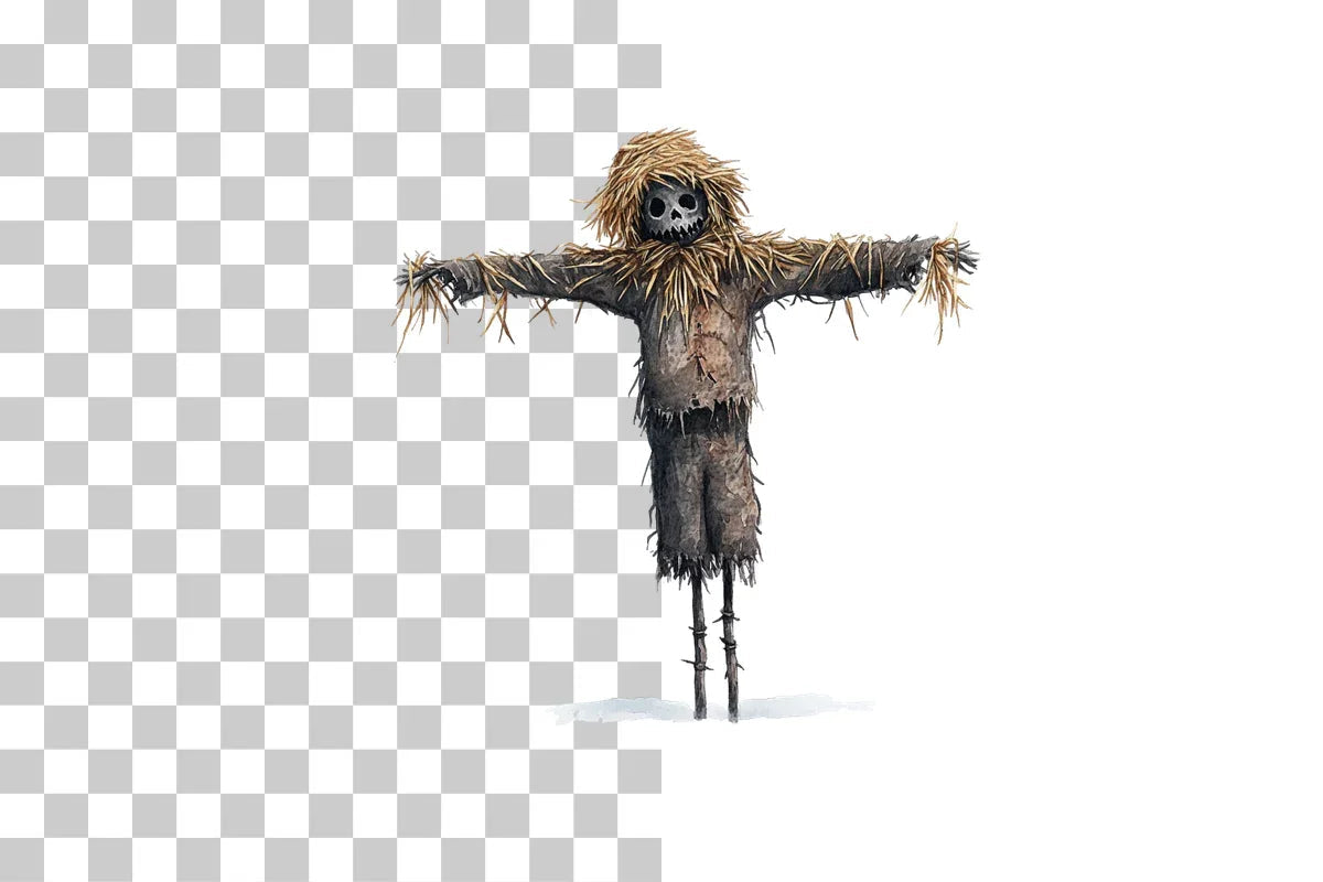 Horror Evil Scarecrow Clipart Bundle - CraftNest - Digital Crafting and Art