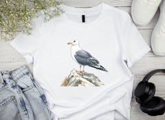 Seagulls Nesting on Cliffs Clipart Bundle - CraftNest - Digital Crafting and Art