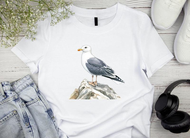 Seagulls Nesting on Cliffs Clipart Bundle - CraftNest - Digital Crafting and Art
