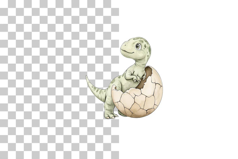 Baby Dinosaur Hatching Egg Clipart Bundle - CraftNest - Digital Crafting and Art