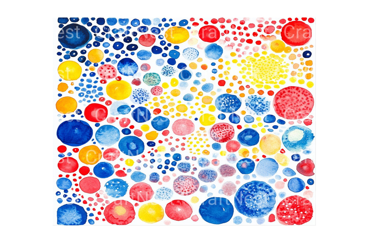 Explosion Of Dots Clipart Bundle