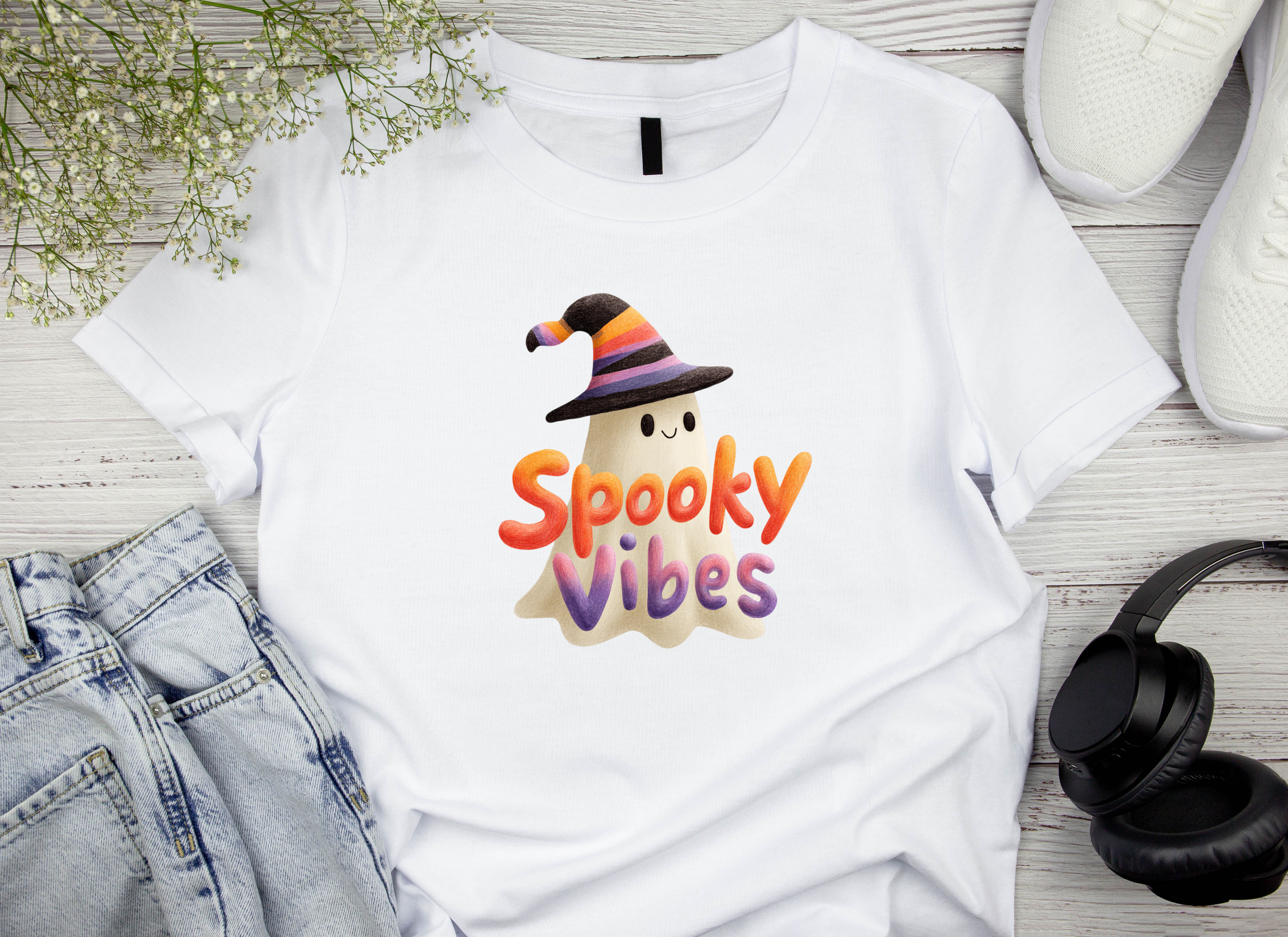 Spooky Vibes Clipart Bundle