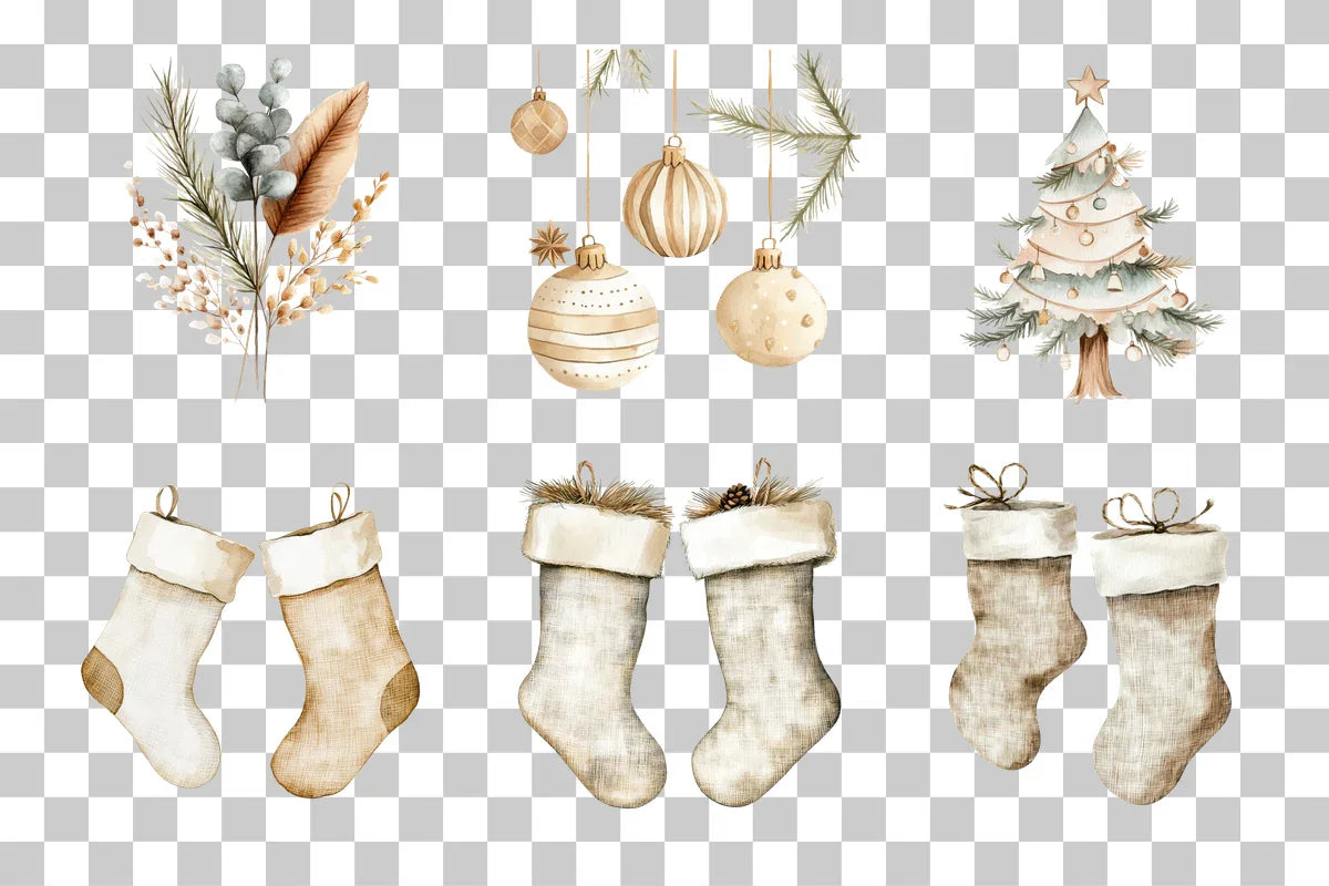 Cozy Holiday Clipart Bundle - CraftNest - Digital Crafting and Art