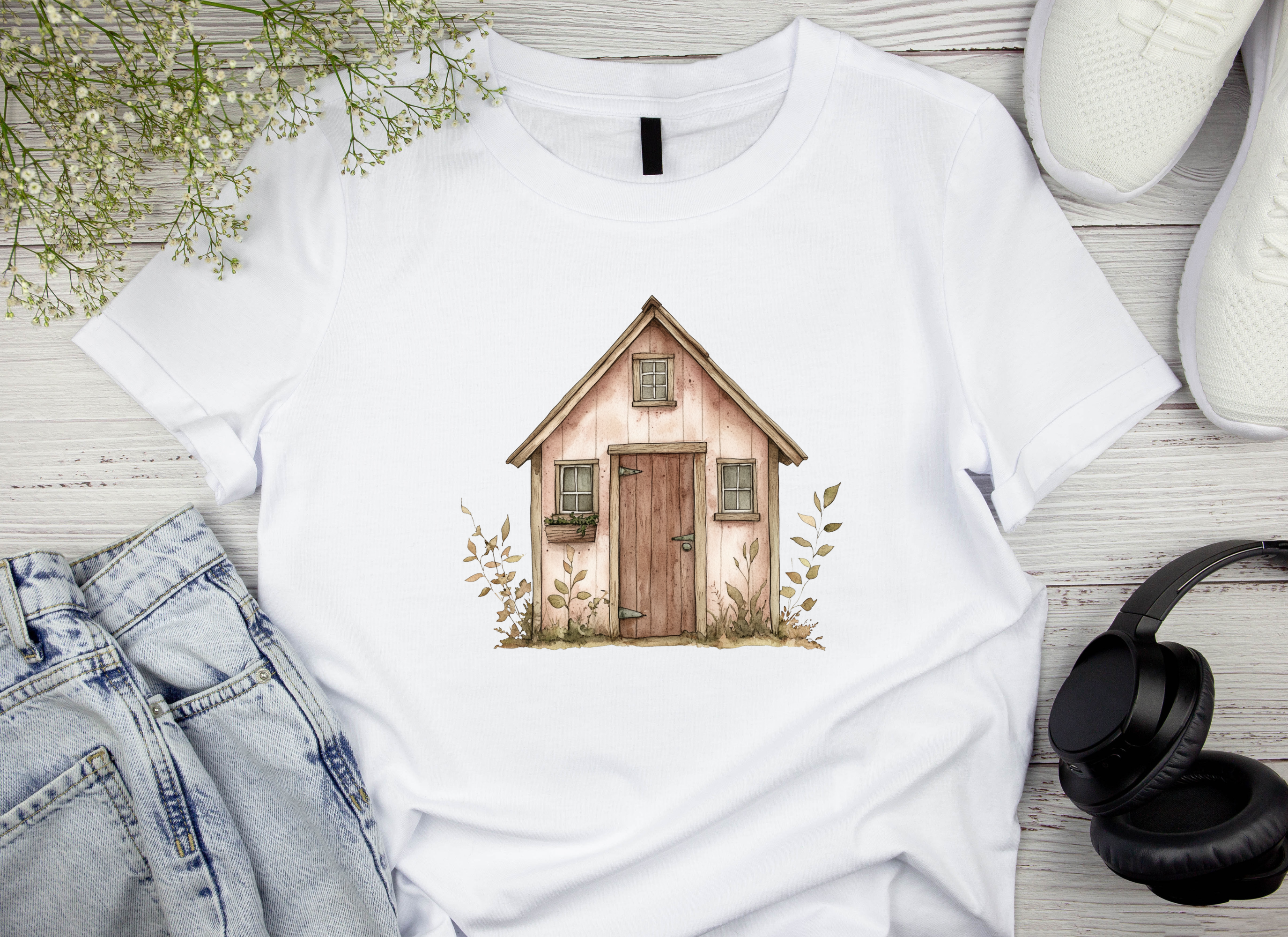 Garden Shed Cottage Clipart Bundle