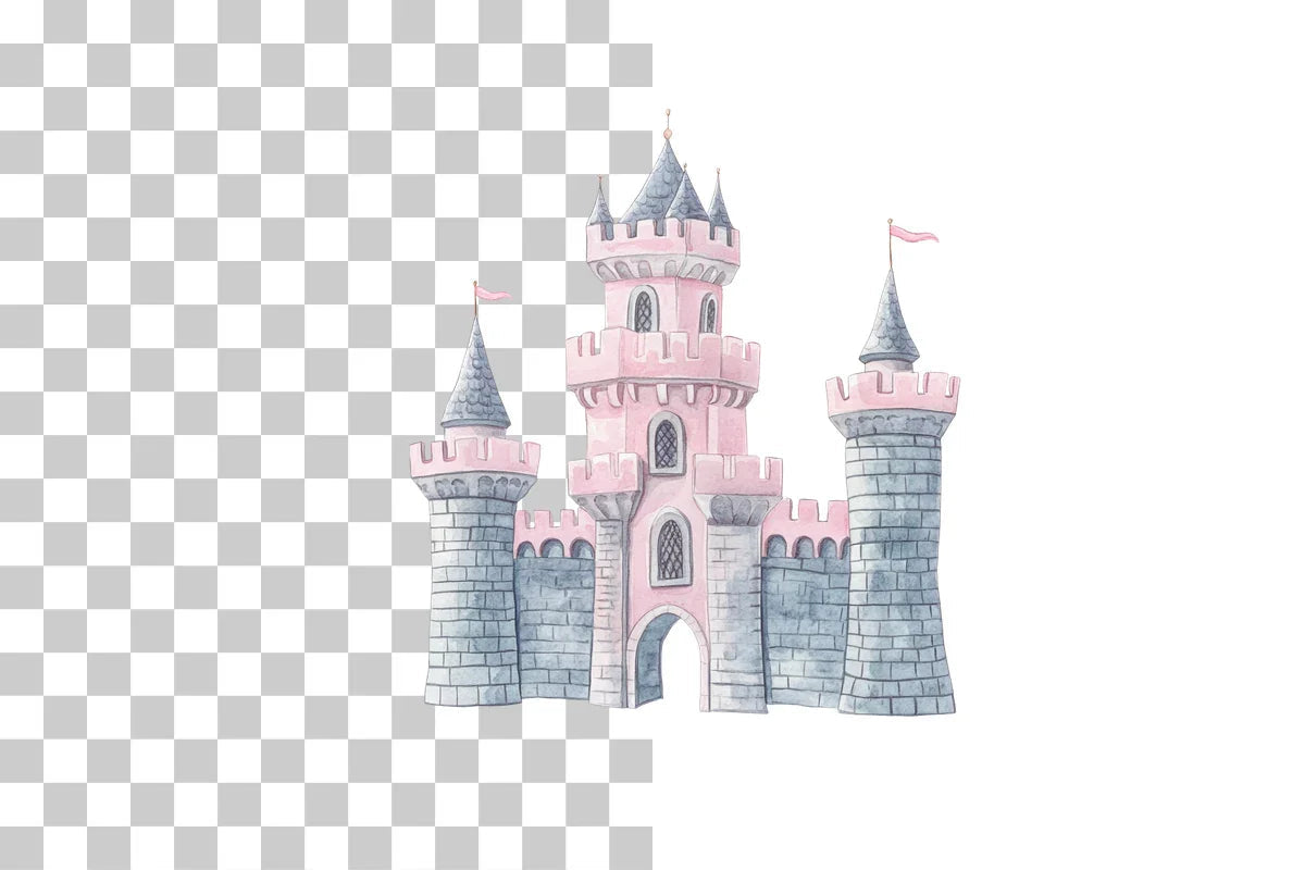 Fairytale Princess Castle Clipart Bundle - CraftNest - Digital Crafting and Art