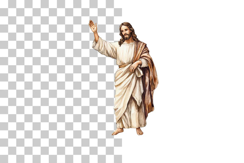 Jesus Religious Illustration Clipart Bundle - CraftNest - Digital Crafting and Art