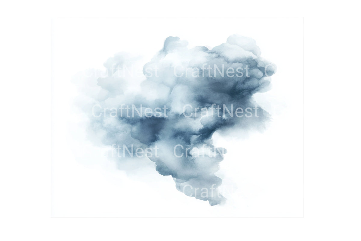 Smoke Cloud Graphics Clipart Bundle