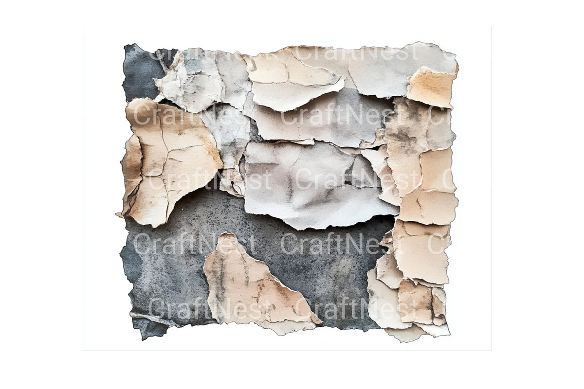 Distressed Textures Designs Clipart Bundle