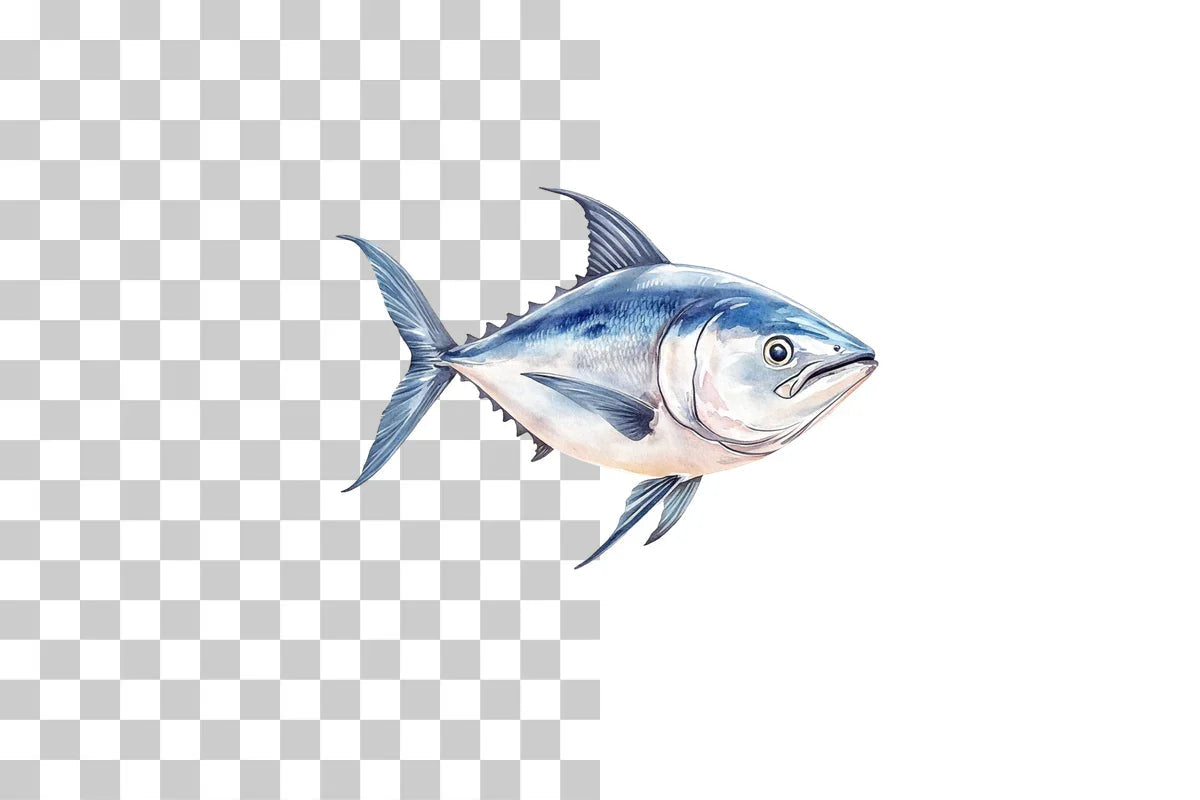 Tuna Fish Marine Life Clipart Bundle - CraftNest - Digital Crafting and Art