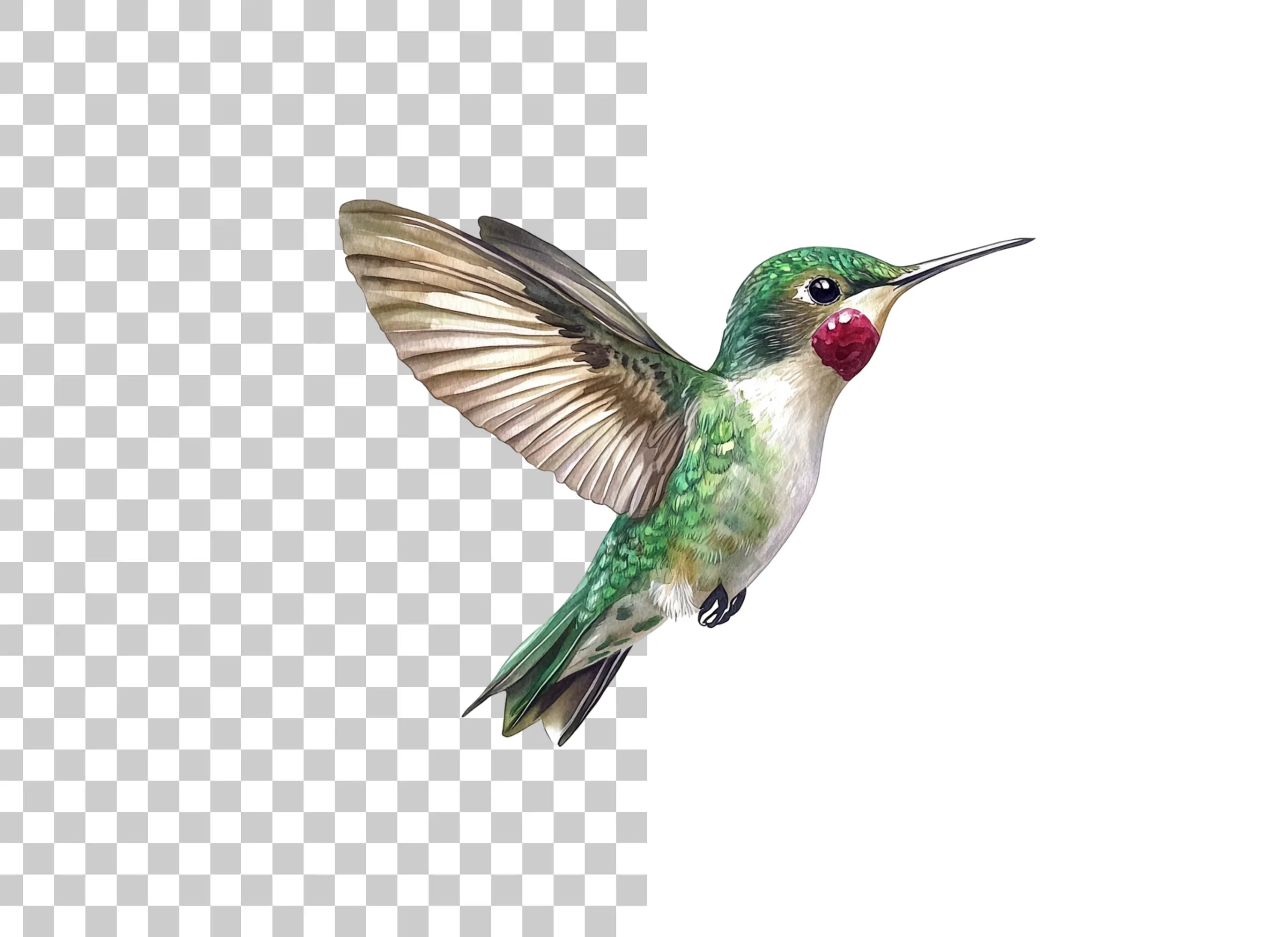 Hummingbird Clipart Bundle