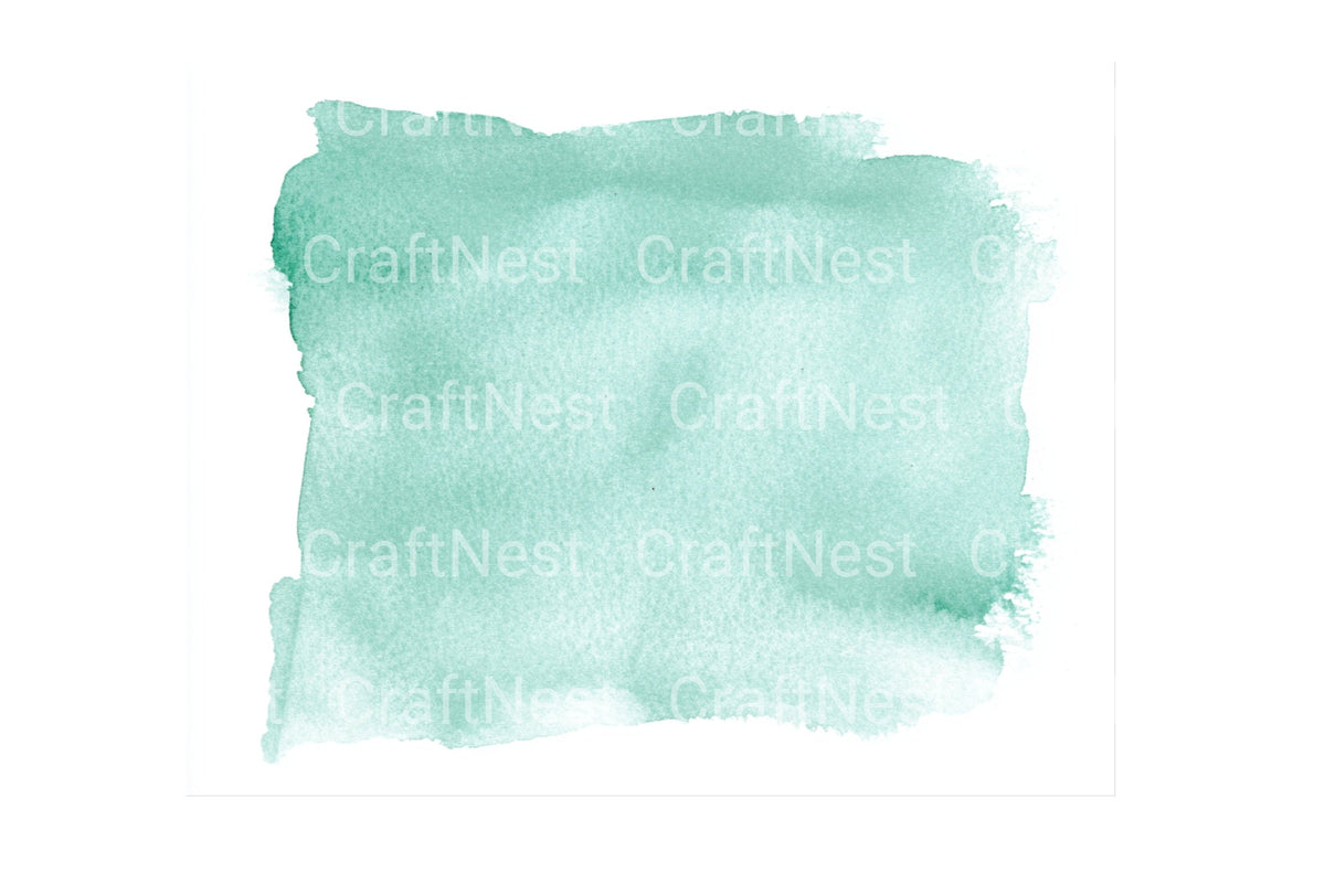 Aqua Green Washes Edition Clipart Bundle