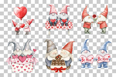 Valentine Couple Gnome Clipart Bundle - CraftNest - Digital Crafting and Art