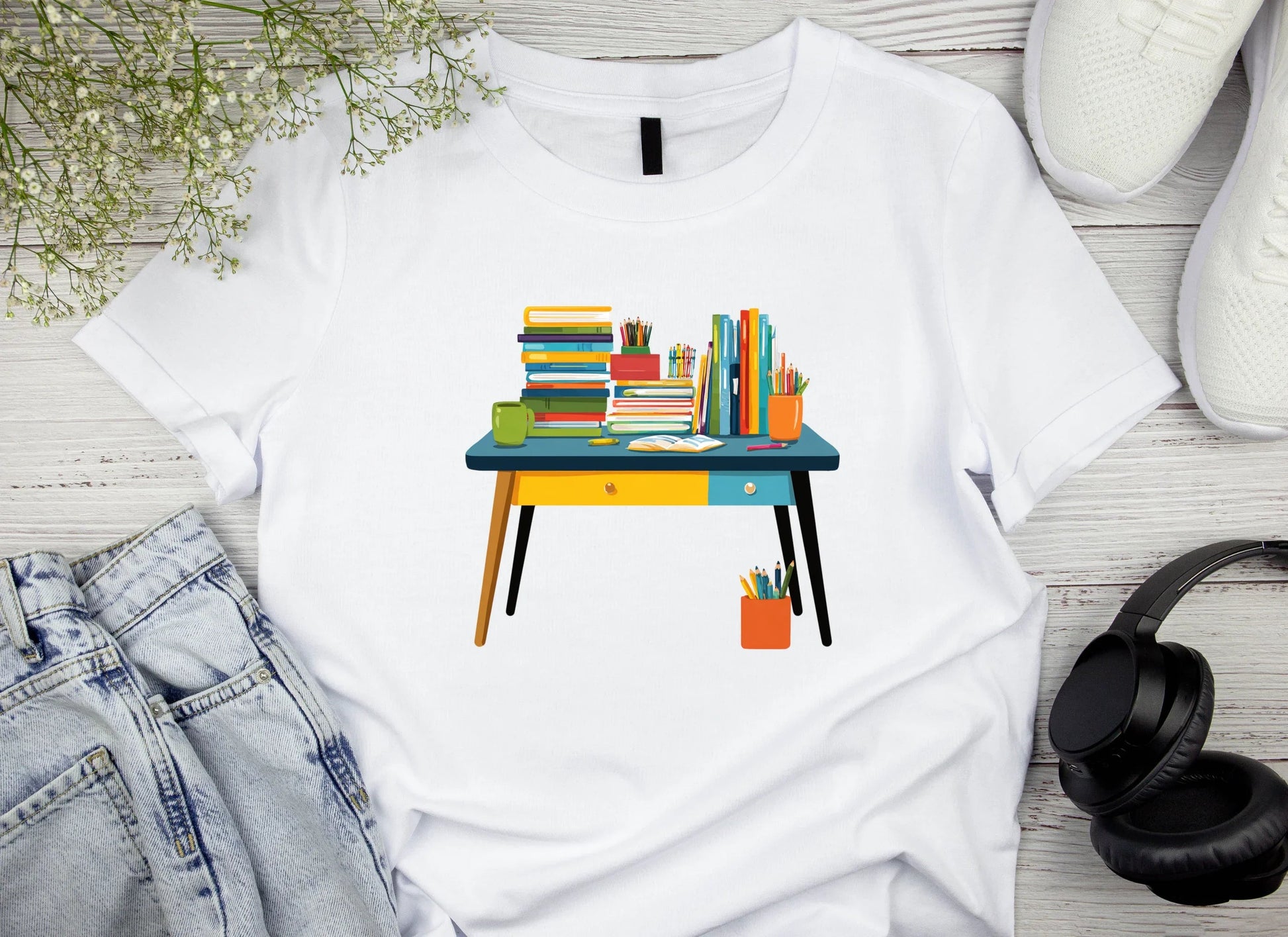 Reading Table Clipart Bundle - CraftNest - Digital Crafting and Art