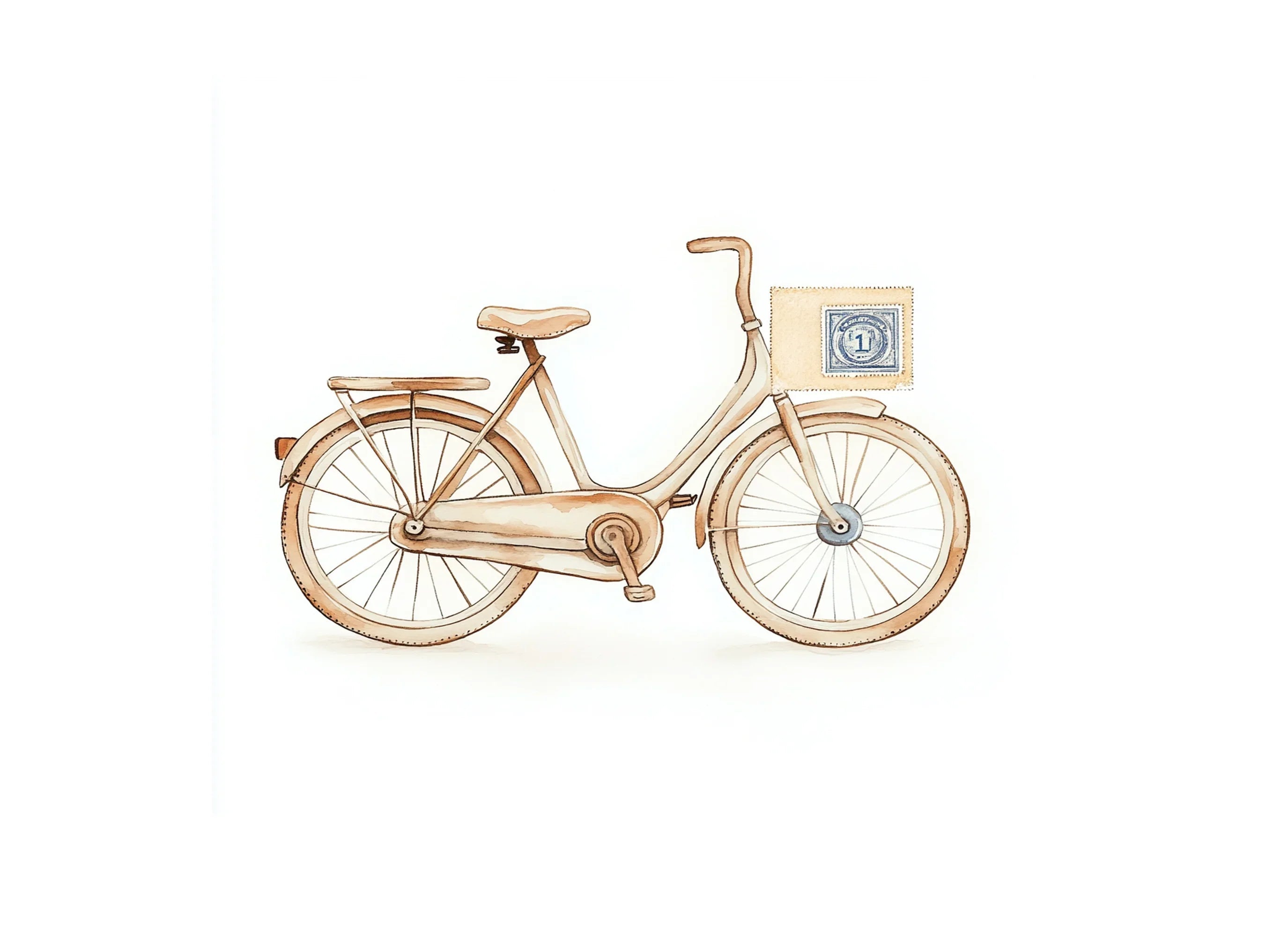 Bicycle Stamps Clipart Bundle