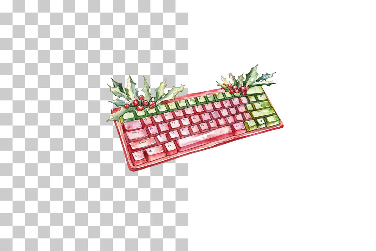 Christmas Keyboard Clipart Bundle - CraftNest - Digital Crafting and Art
