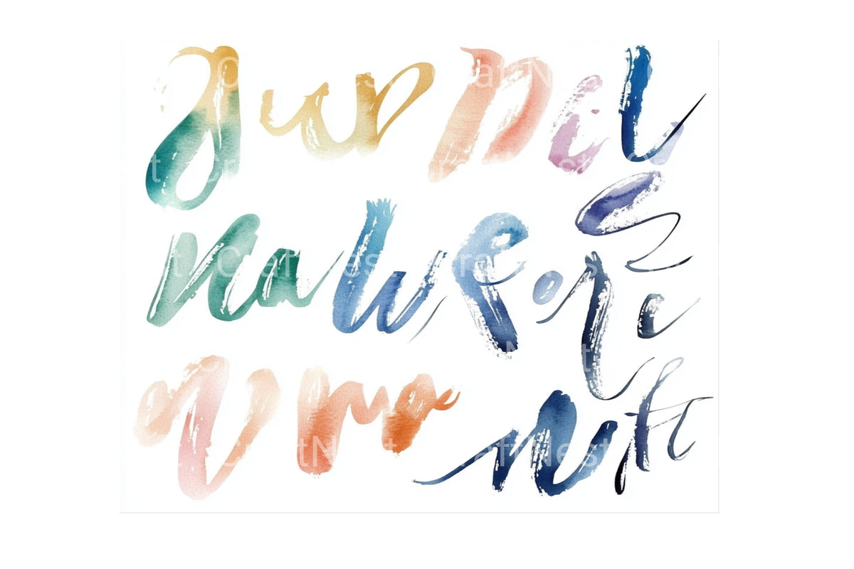 Brush Strokes Elements Clipart Bundle