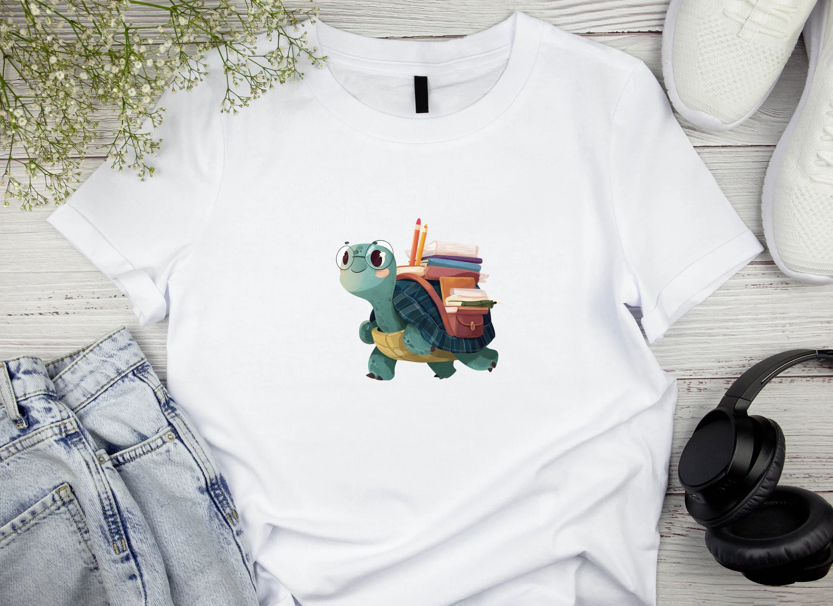 Turtle School Clipart Bundle - CraftNest - Digital Crafting and Art