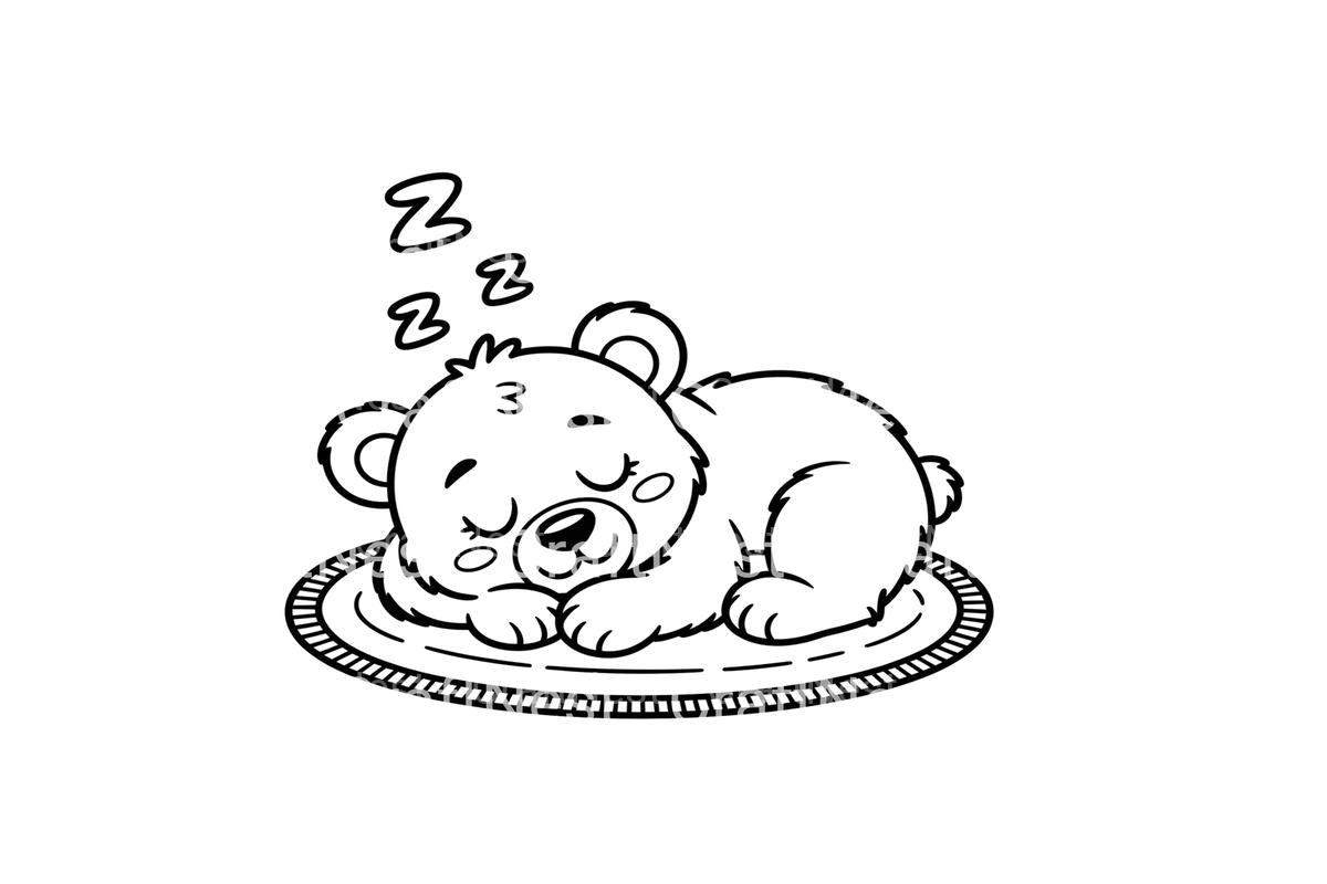 Sleeping Bear Cubs Christmas Dreams Coloring Books