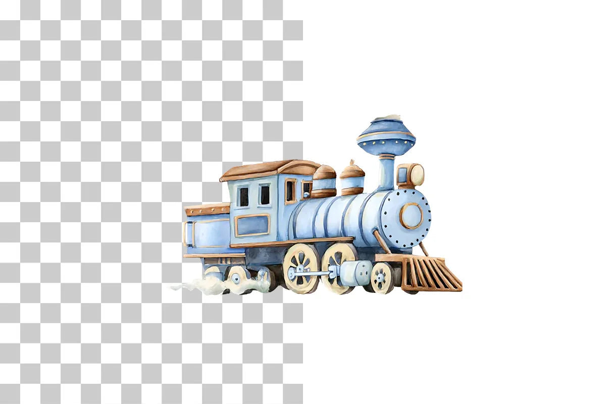 Train Clipart Bundle: Colorful Train Illustrations - CraftNest - Digital Crafting and Art