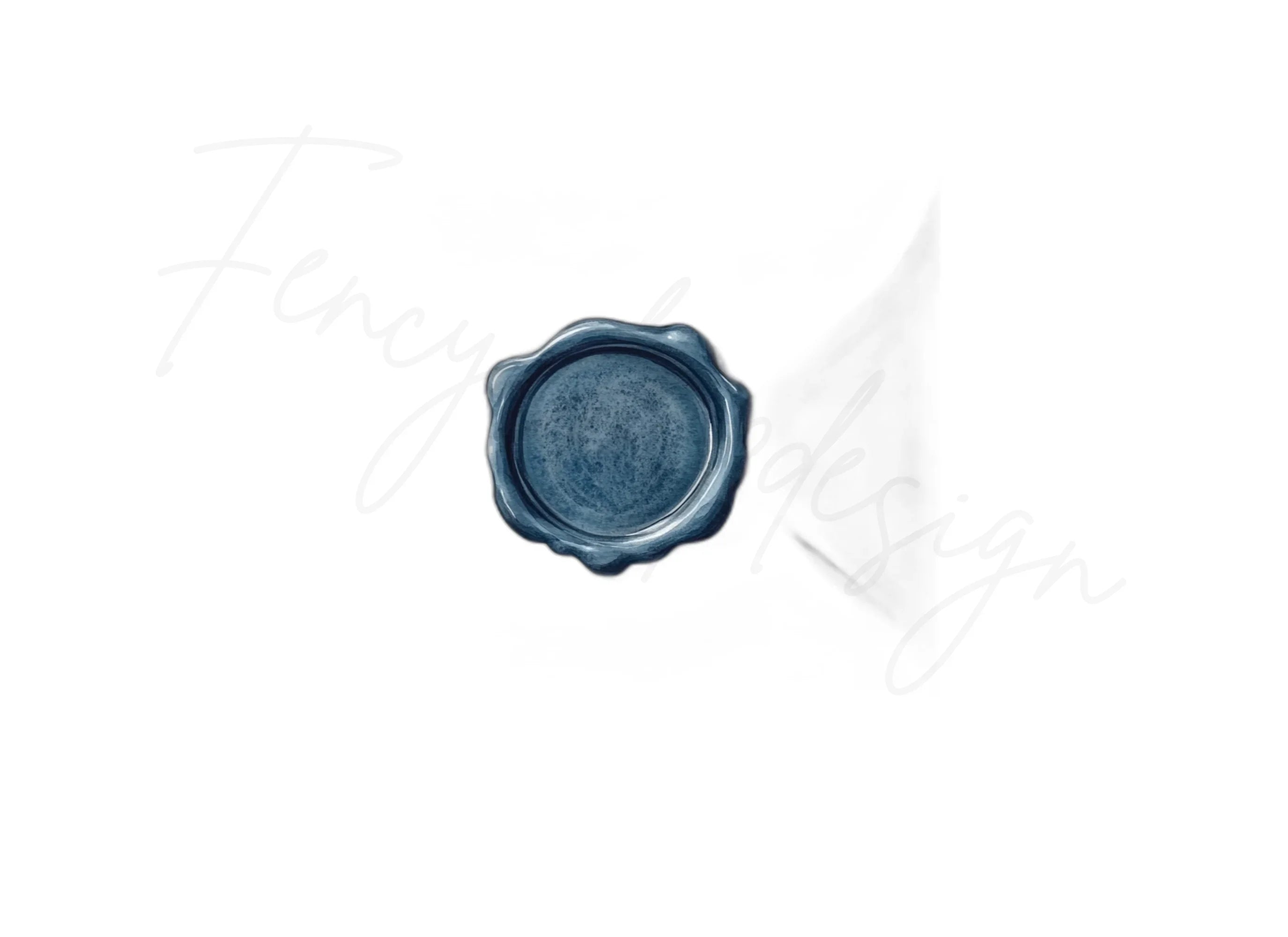 Elegant Blue Wax Seal Clipart Bundle