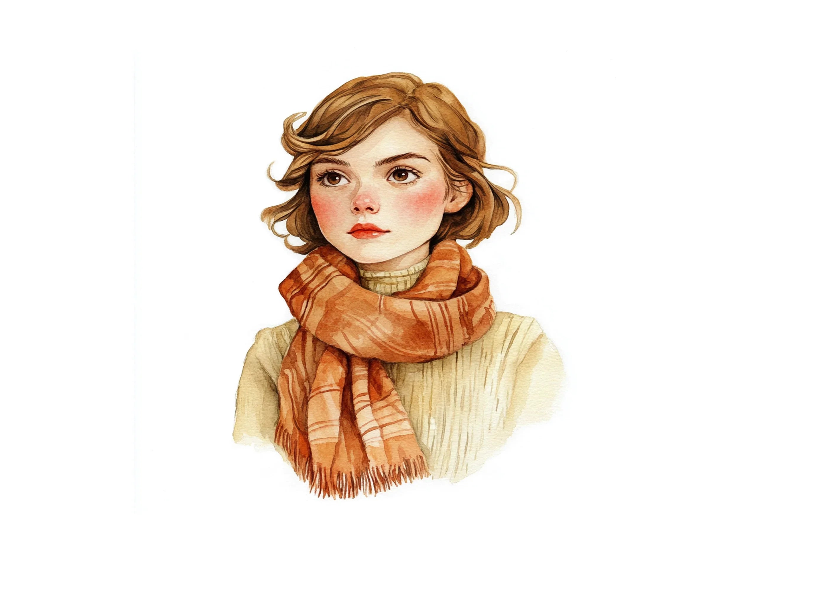 Autumn Fashion Girls Clipart Bundle