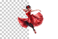 Flamenco Dancer Spanish Woman Clipart Bundle - CraftNest - Digital Crafting and Art