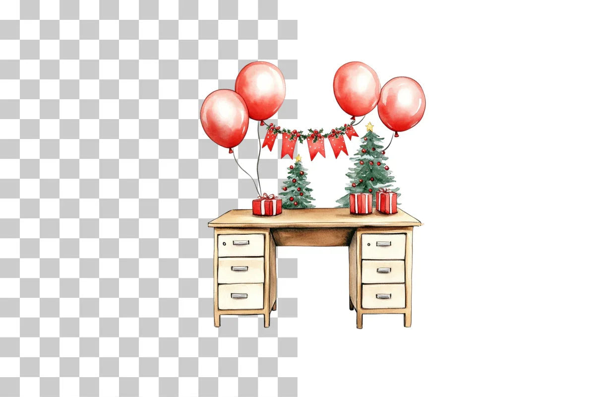 Holiday Desk Clipart Bundle - CraftNest - Digital Crafting and Art