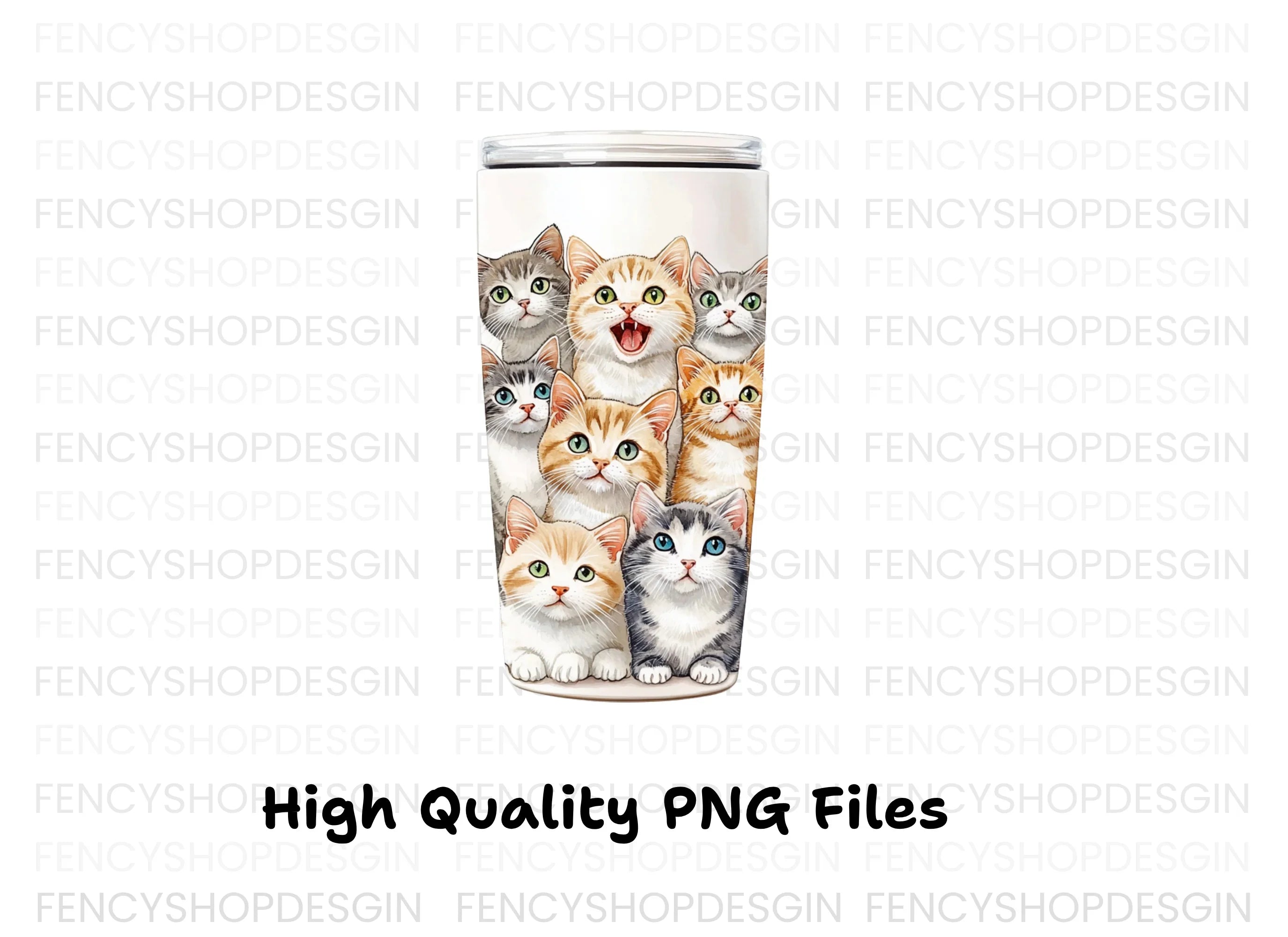 Playful Kitten Faces Clipart Bundle