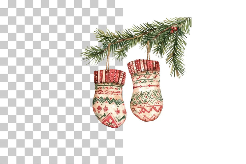 Sock Hanging Clipart Bundle for Crafts and Design - CraftNest - Digital Crafting and Art
