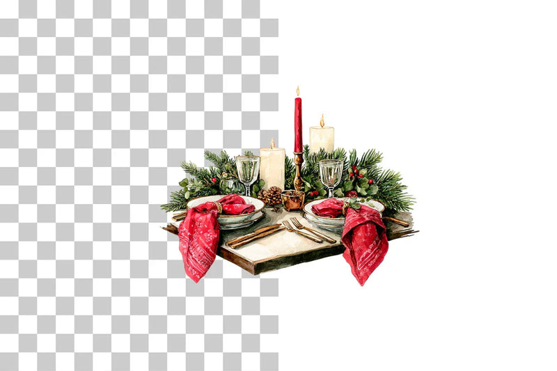 Cozy Dinner Set Clipart Bundle - CraftNest - Digital Crafting and Art