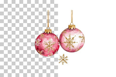 Cozy Christmas Ornaments Clipart Bundle - CraftNest - Digital Crafting and Art