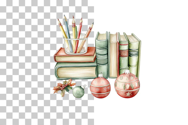 Holiday Book Clipart Bundle - CraftNest - Digital Crafting and Art