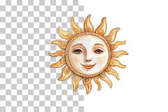 Folk Art Decorative Sun Clipart Bundle - CraftNest - Digital Crafting and Art