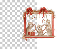 Festive Feline Holiday Clipart Bundle - CraftNest - Digital Crafting and Art