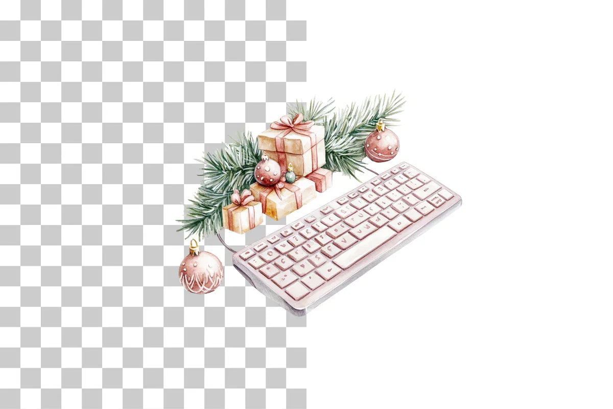 Christmas Keyboard Clipart Bundle - CraftNest - Digital Crafting and Art