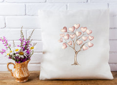 Heart Tree Clipart Bundle with Falling Leaves - CraftNest - Digital Crafting and Art