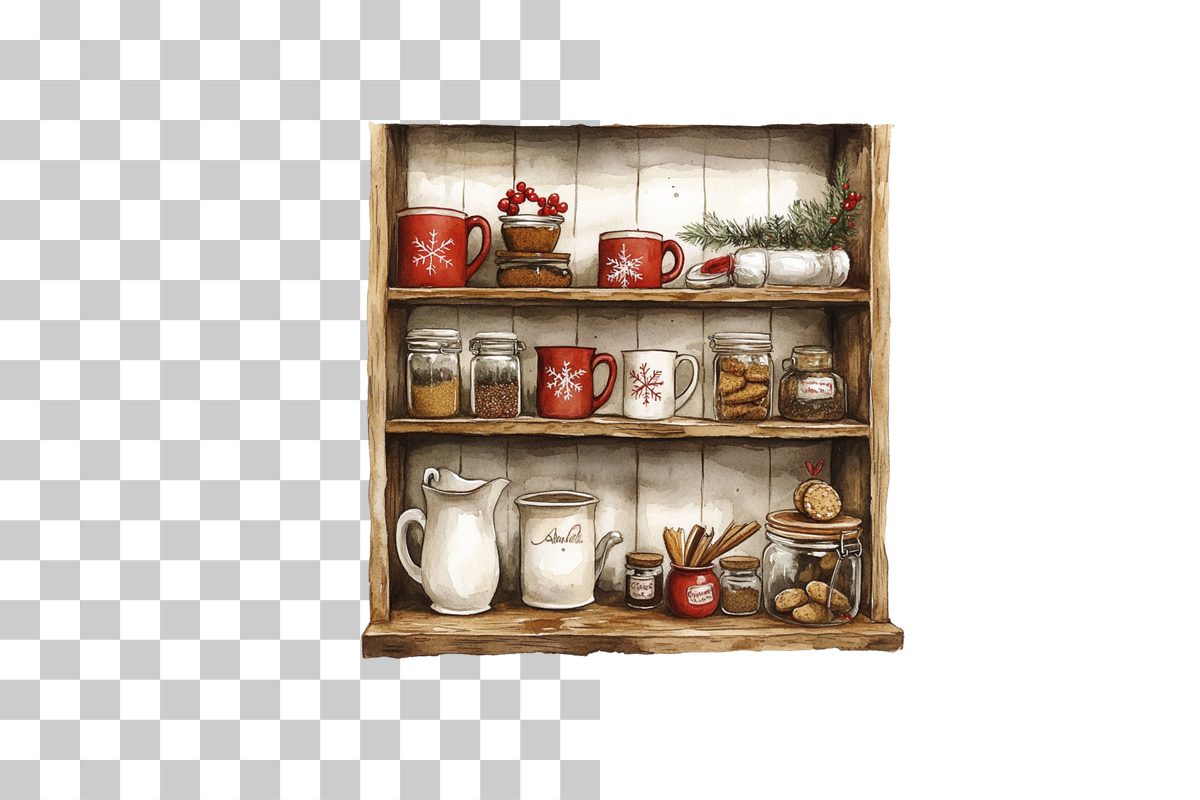 Christmas Kitchen Baking Clipart Bundle