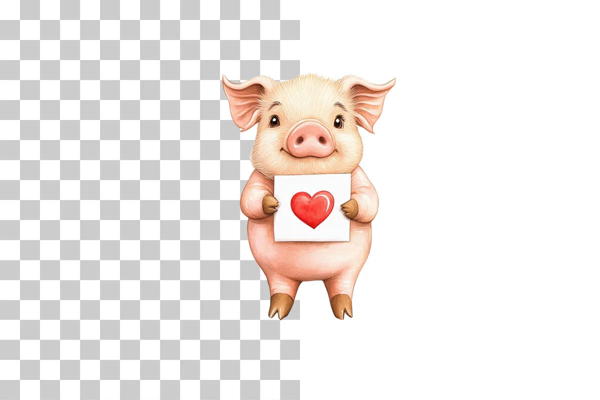 Animal Valentine's Clipart Bundle - CraftNest - Digital Crafting and Art