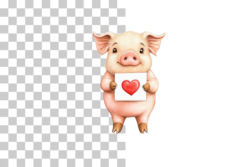 Animal Valentine's Clipart Bundle - CraftNest - Digital Crafting and Art