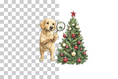 Cute Christmas Dogs Holiday Clipart Bundle - CraftNest - Digital Crafting and Art