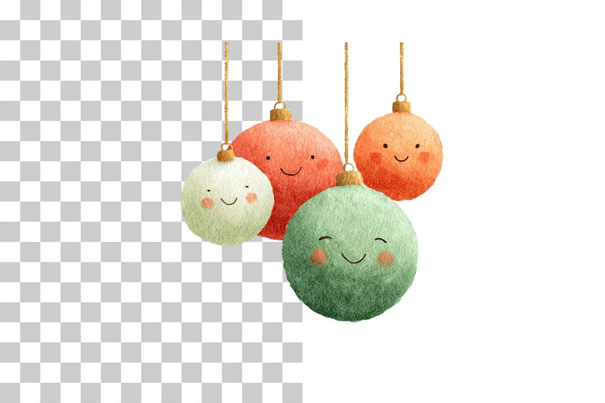 Christmas Ornaments Clipart Bundle - CraftNest - Digital Crafting and Art