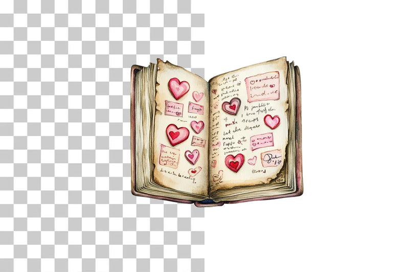 Adorable Romance & Sweetness Clipart Bundle - CraftNest - Digital Crafting and Art