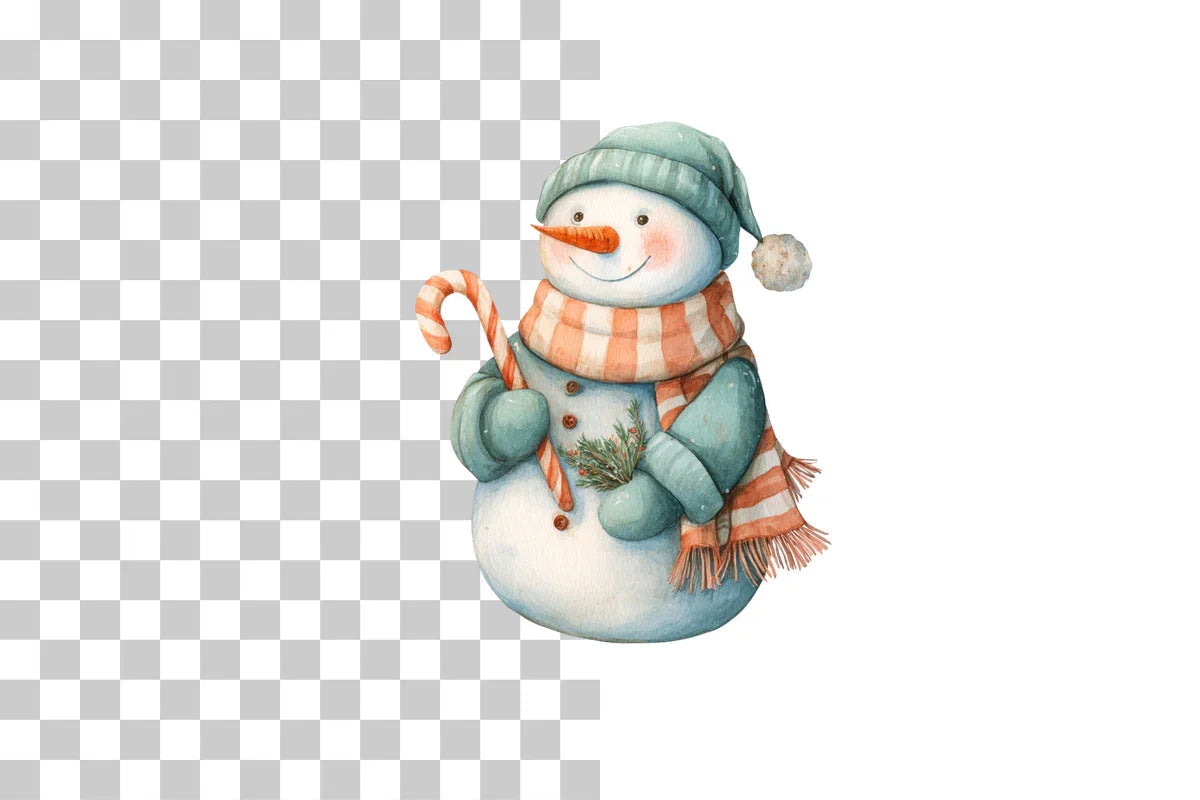 Cute Snowman Clipart Bundle - CraftNest - Digital Crafting and Art