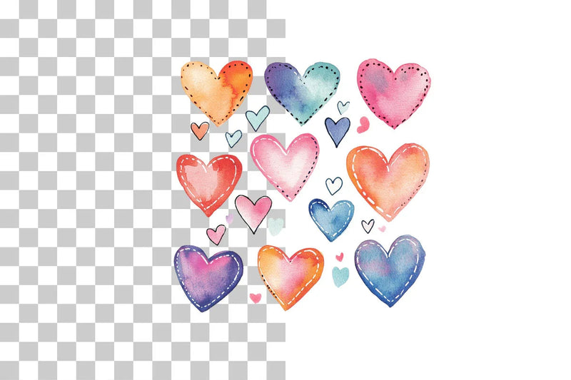 Heart Valentine's Day Clipart Bundle - CraftNest - Digital Crafting and Art