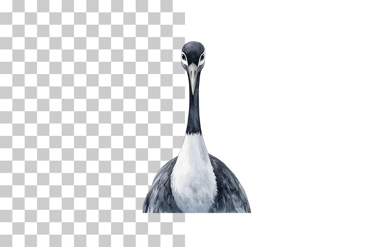 Sumi Ink Japanese Crane Clipart Bundle - CraftNest - Digital Crafting and Art
