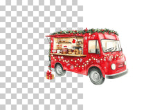 Festive Christmas Food Trucks & Stalls Clipart Bundle - CraftNest - Digital Crafting and Art